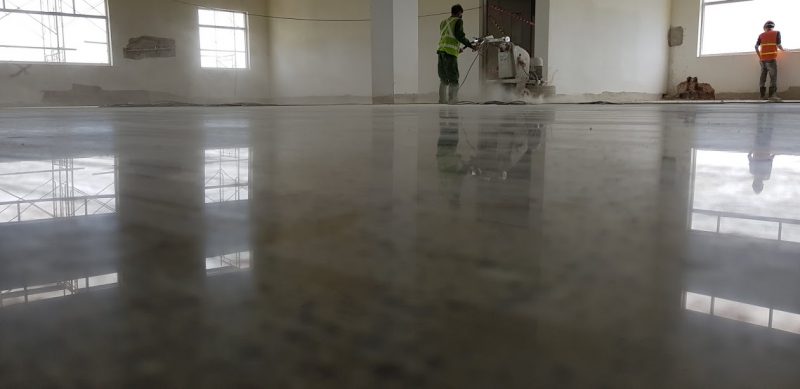 Đánh bóng sàn bê tông tại Hải Phòng