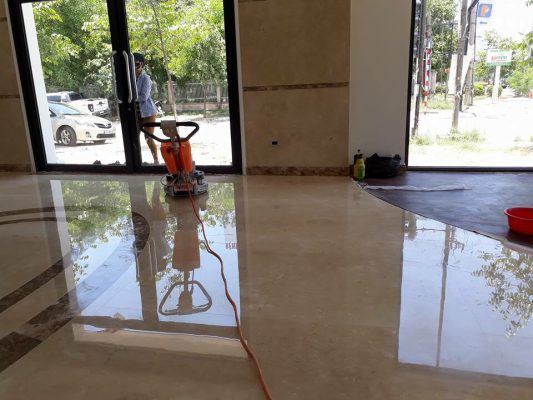 đánh bóng sàn đá tại hưng yên